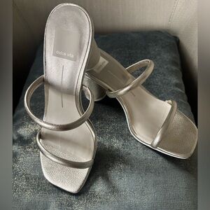 Metallic sandals. Size 7.5